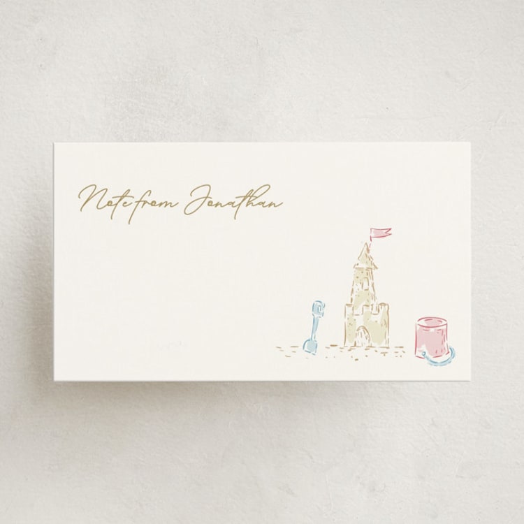 "BabyCastle" - Mini Note Cards in Icing by samovilka - Front