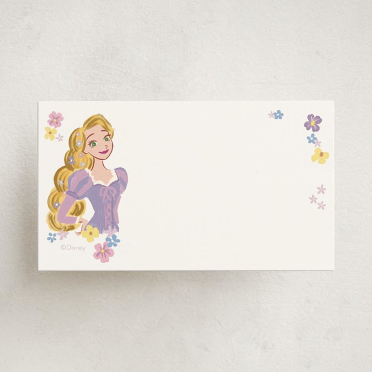 "Princess Portrait" - Mini Note Cards in Cotton Candy by Cass Loh - Front