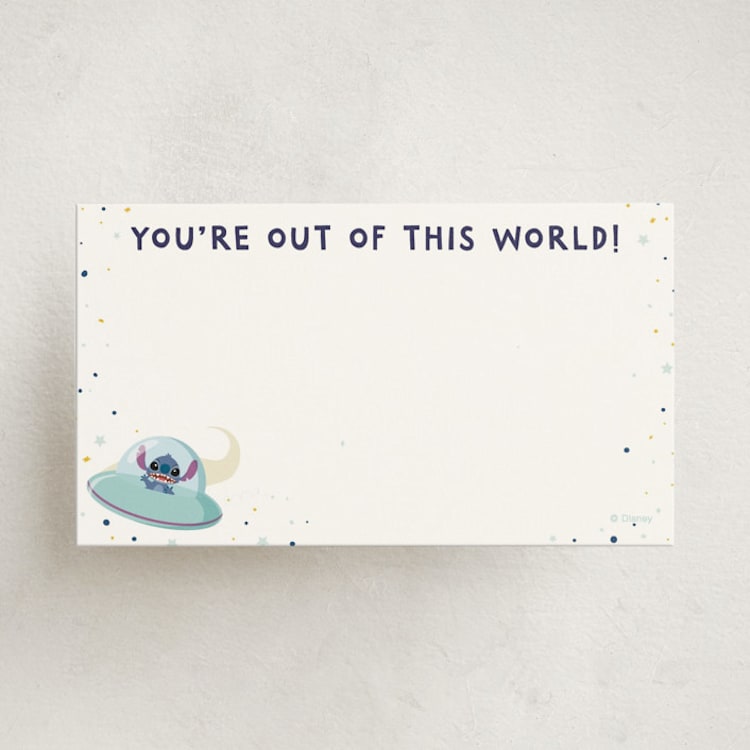"Out of this World" - Mini Note Cards in Sky by Sherley Ferreira - Front