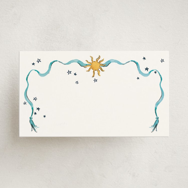 "Favorite Things" - Mini Note Cards in Celestial by Jill Delavan - Front