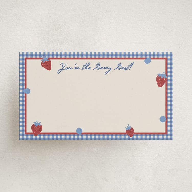 "So Berry Sweet" - Mini Note Cards in Barn by Kelly Watkins - Front