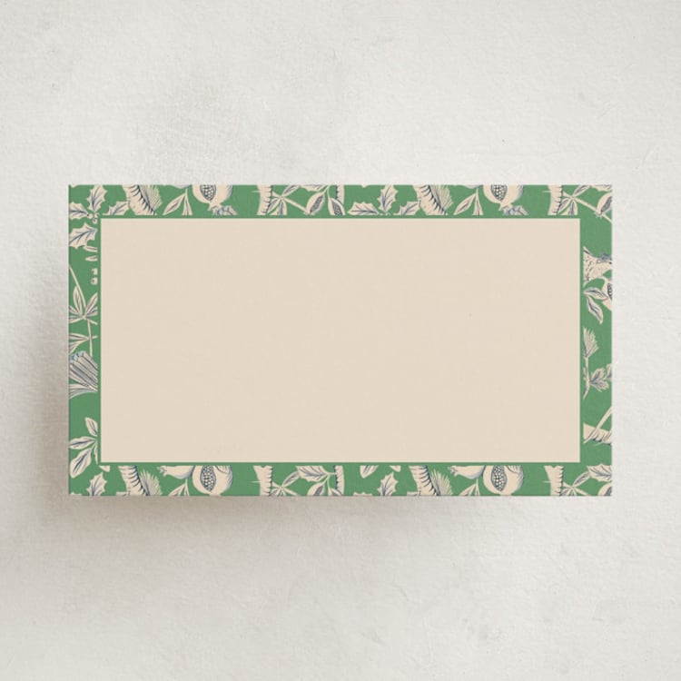 "Heritage Pomegranate" - Mini Note Cards in Forest by Sabrin Deirani - Front