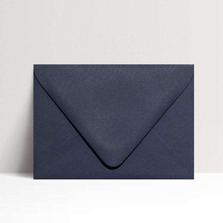 "A7 Cobalt Blue Euro Flap Envelopes, Pack of 25" - Envelopes in blue by Studio Lavender
