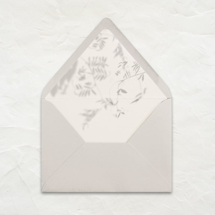 "A7 Pre-Lined Envelopes // Greige (Set of 25)" - Marketplace Envelopes in beige by Clover and Lamb