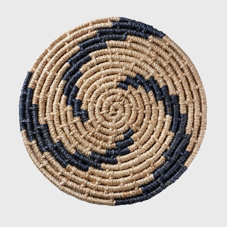 "Nautical swirl placemats, set of four" - Placemats in blue by Joanna Buchanan
