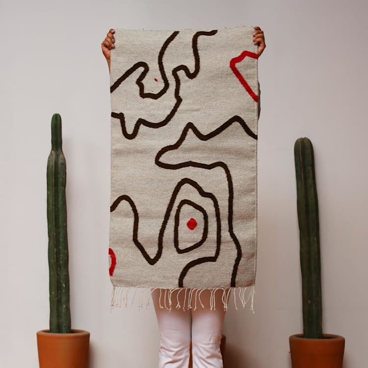 "San Miguel el Grande Rug 2'x3'-6"" - Area Rugs in multicolor by Matiz