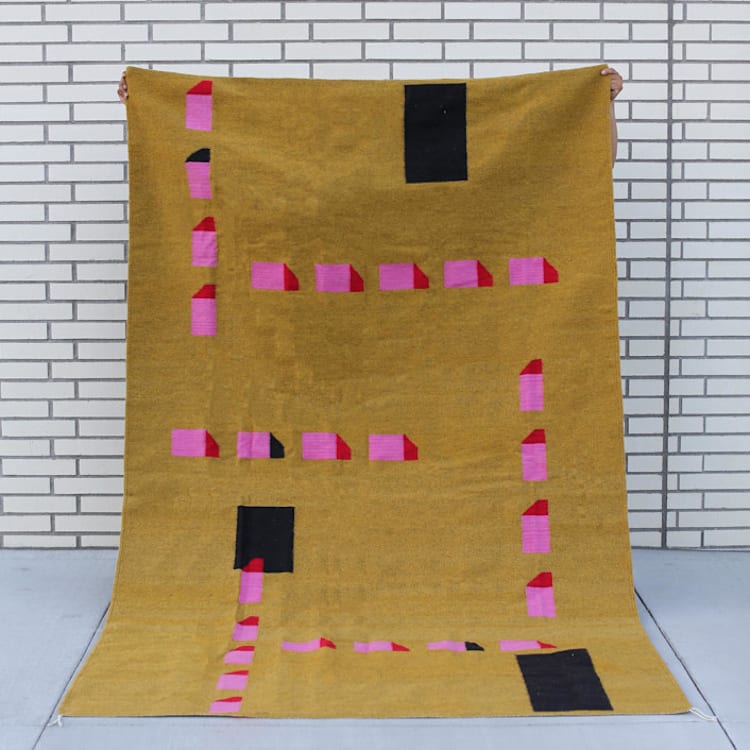 "Atardecer Rug 5'x7'" - Area Rugs in multicolor by Matiz