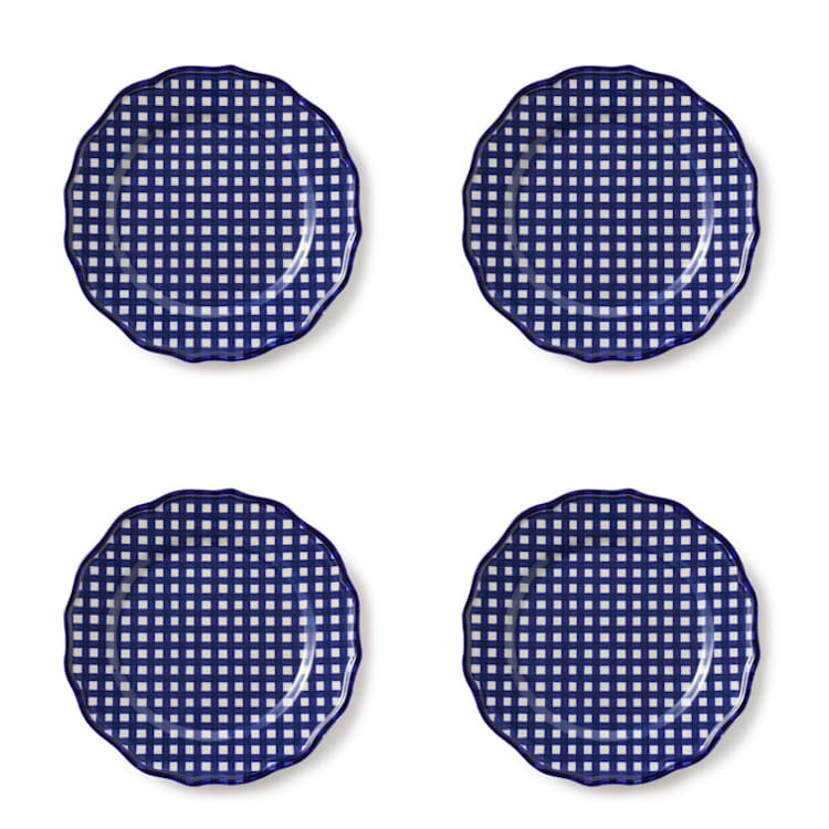 "Beatrix 9'' Dessert Plate Set of 4" - Plates in blue by Maison Madison