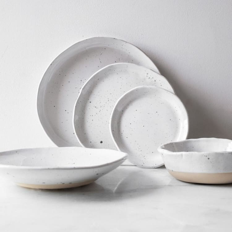 "Kinfolk Dinnerware Set - Spec" - Plates in multicolorassorted-colors by Handmade Studio TN