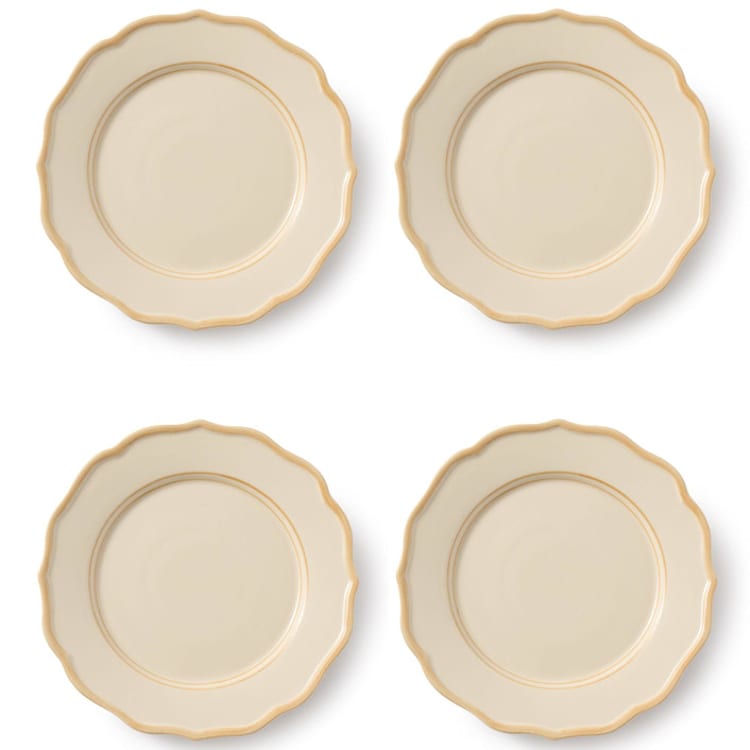 "Colette 10.5'' Dinner Plate Set of 4" - Plates in beige by Maison Madison