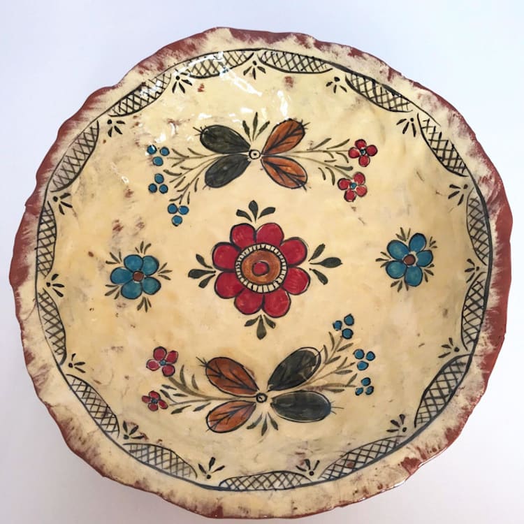 "My Garden Plate" - Plates in multicolor by Didem Firat
