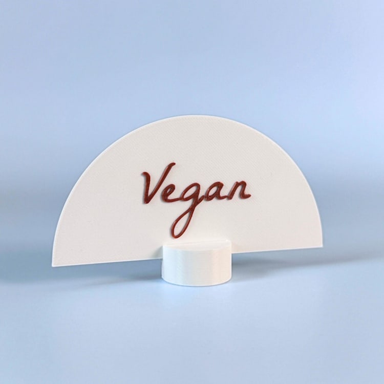 "Customizable Food & Beverage Sign" - Wedding Signs in white by Corduroy Effect