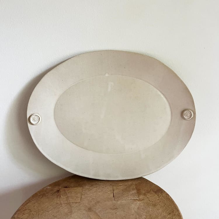 "Antoinette Platter" - Serving Platters and Trays in white by Sidney Field