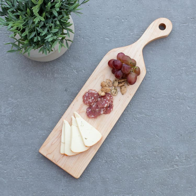 "Hatfield Collection - Maple Cheese & Charcuterie Board" - Serving Platters and Trays in natural by Block and Bowl