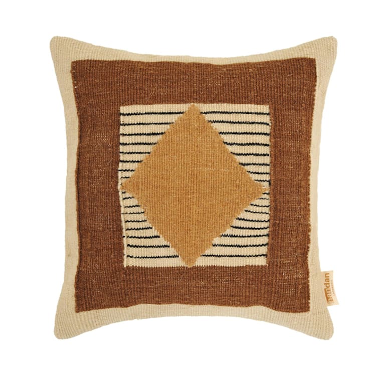 "Baki" - Throw Pillows in multicolor by Handan Loomworks
