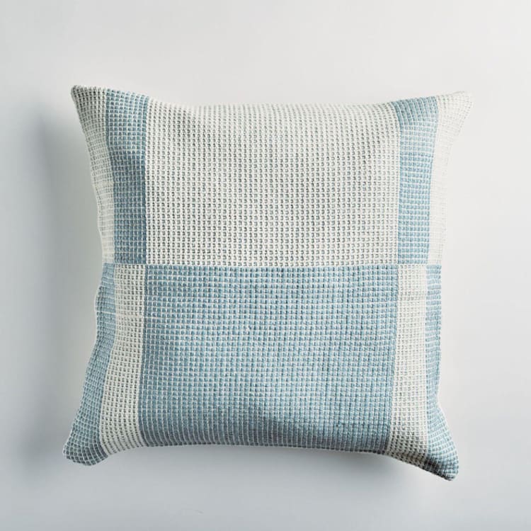 "Paramo Cielo Blue Pillow" - Throw Pillows in blue by Tatiana Ordoñez