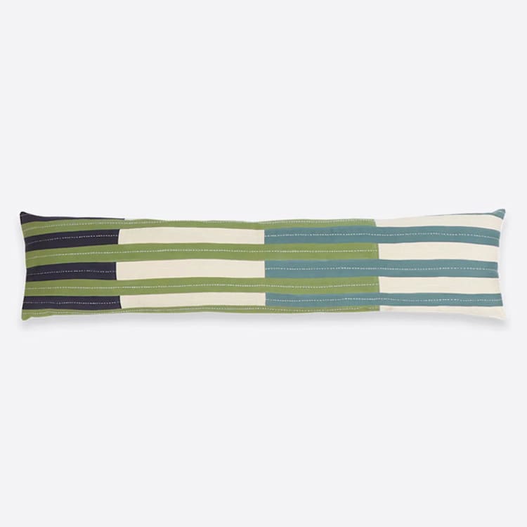 "Shift XL Lumbar Pillow" - Throw Pillows in green by Anchal