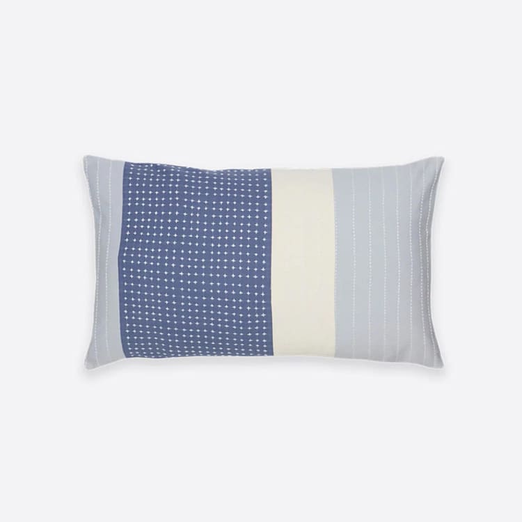 "Didi Colorblock Lumbar Pillow" - Throw Pillows in blue by Anchal