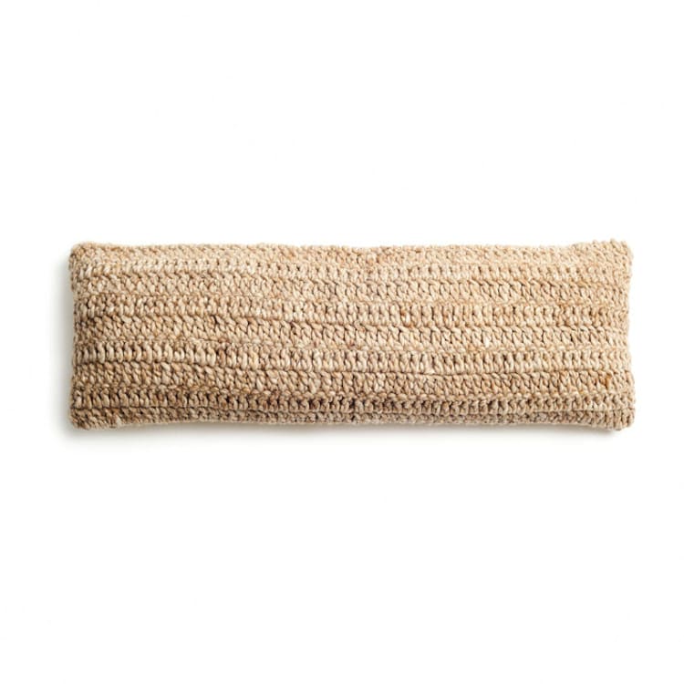 "Cider Large Lumbar Pillow" - Throw Pillows in brown by Anjali Purohit