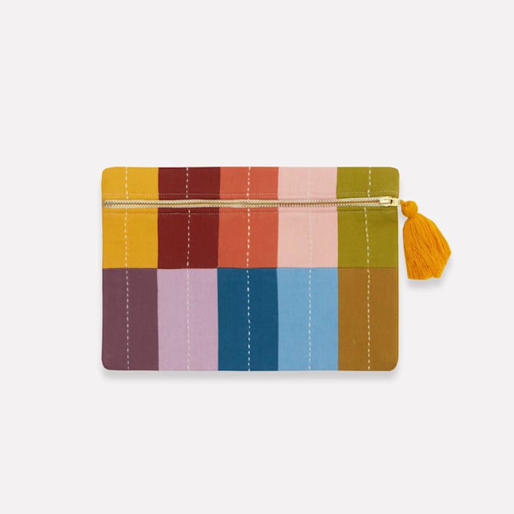 "Mosaic Pouch" - Makeup Bag in multicolor by Anchal