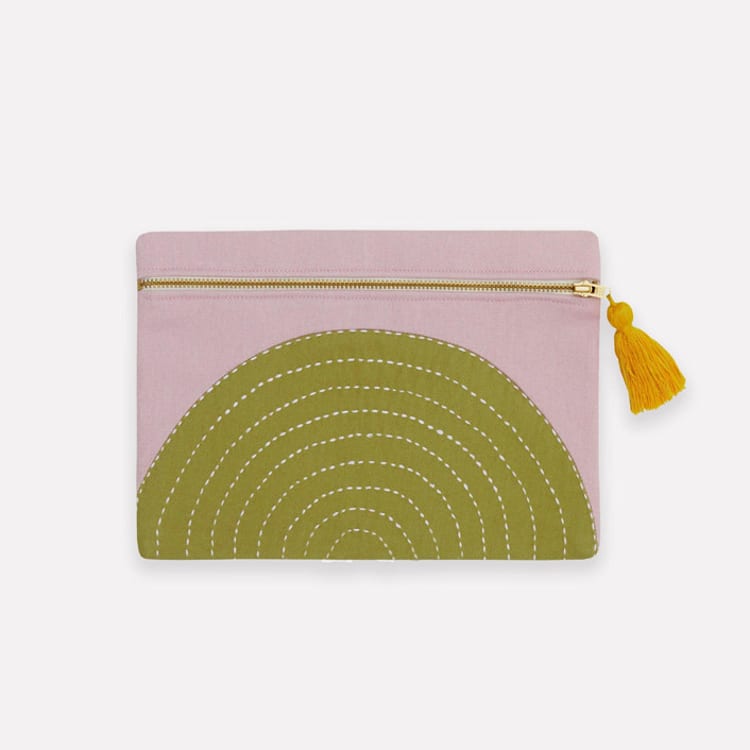 "Eclipse Pouch - Lilac" - Makeup Bag in purple by Anchal