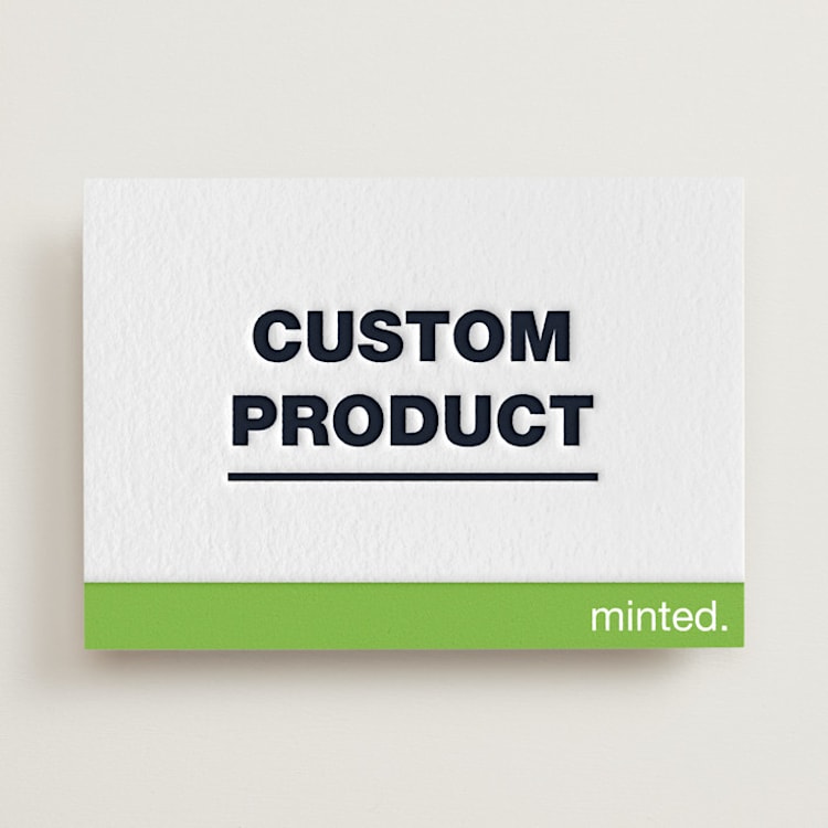 "Landscape Custom" - Secret Menu in Fern by Minted Custom - Front