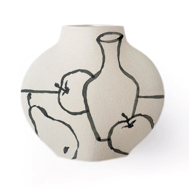 "Ceramic Vase ‘Still Life'" - Vases in white by Inhee Ma