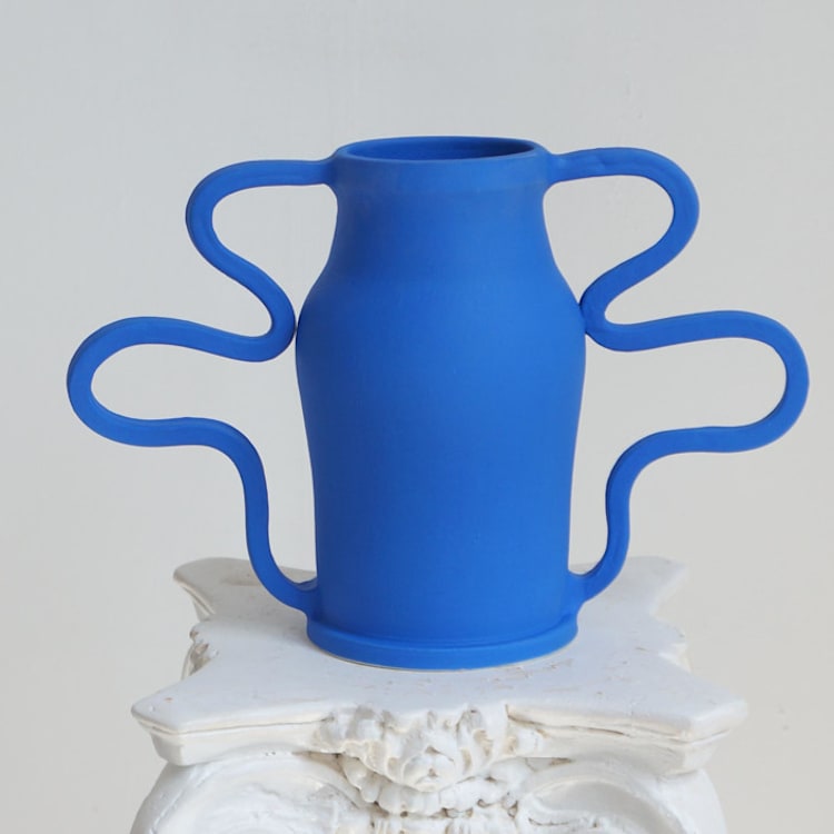 Curvy Amphora Matisse by KuuPottery