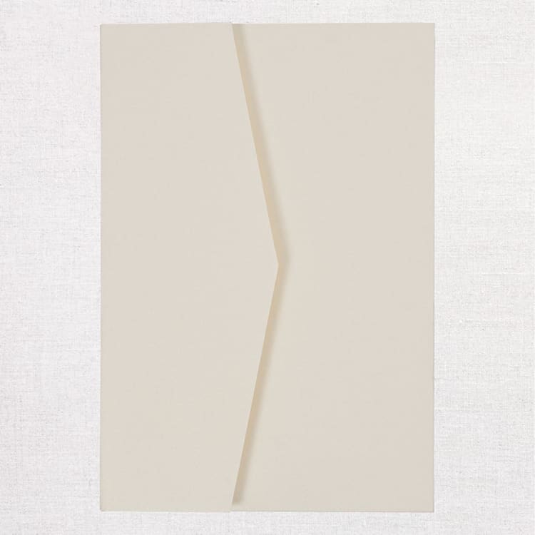 "Qty of 50 Light Gold Shimmer Simply Elegant Tri-fold Invitation Pockets with Mailing Envelopes" - Invitation Pockets in gold by Papel Custom Design