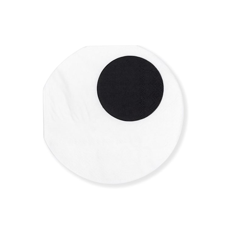 "Little Monsters Petite Napkins - Pack of 16" - Napkins in white by Jollity and Co