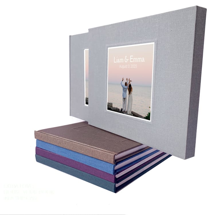 "Custom Slipcase for Guest Book (Add-On Only)" - Marketplace Guest Books in multicolorassorted-colors by Transient Books
