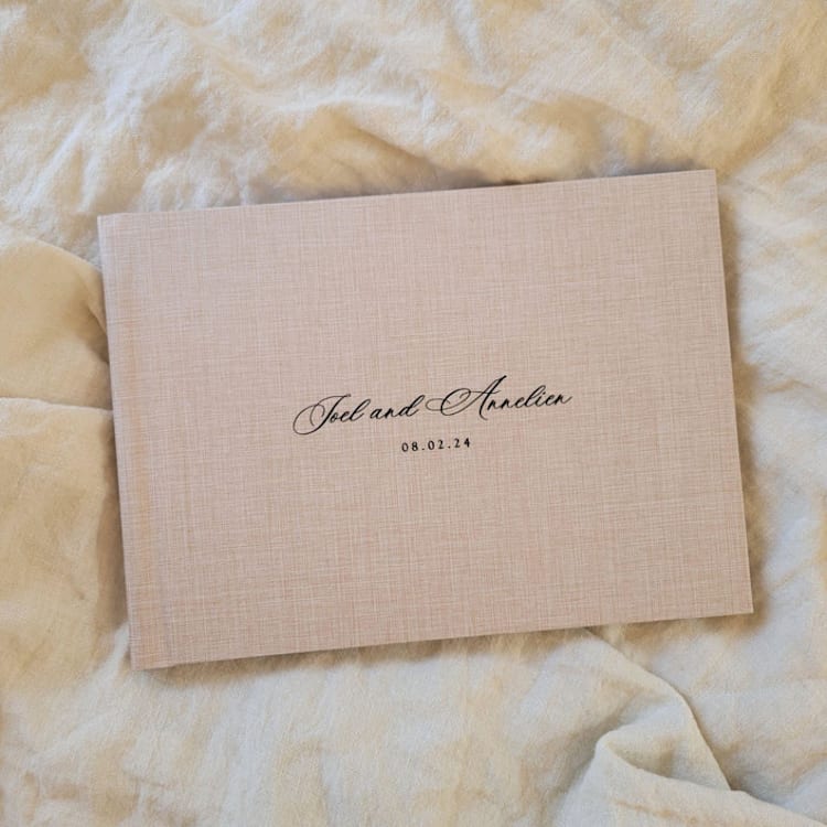 "Photo Guest Book Album" - Marketplace Guest Books in multicolorassorted-colors by Studio Lavender