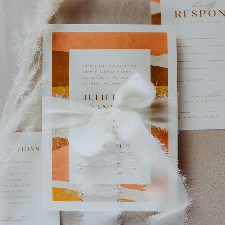 "Wedding Ribbon Chiffon 1.5" Wide Ivory" - Ribbons in white by Ribbon and Rings