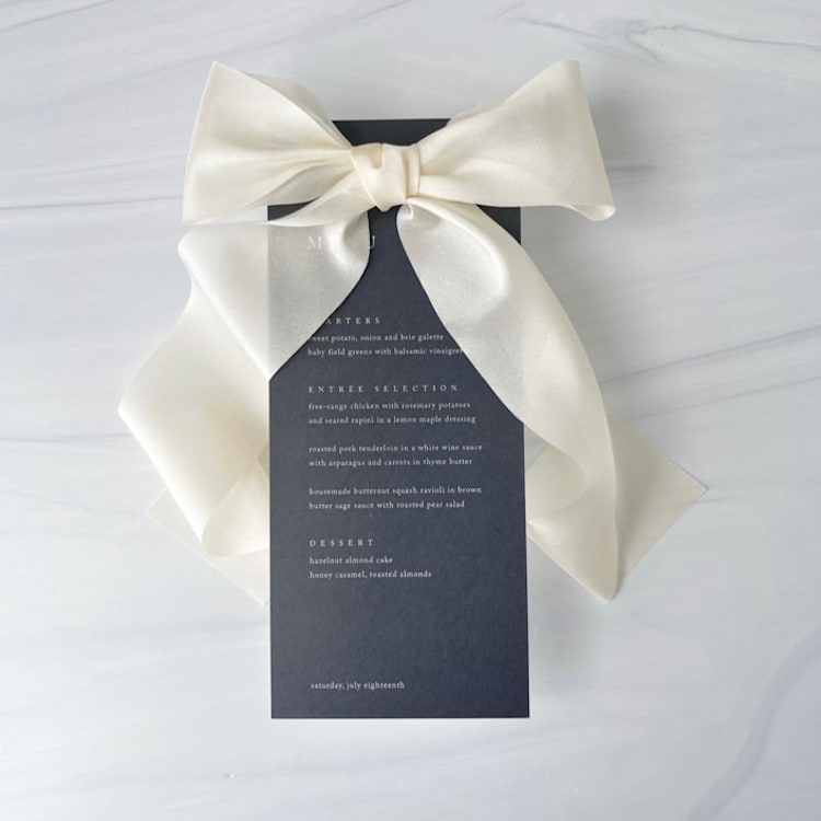 "Wedding Silk Ribbon 2.25” x 5 yards - Creamy Ivory" - Ribbons in natural by Honey Silks Co