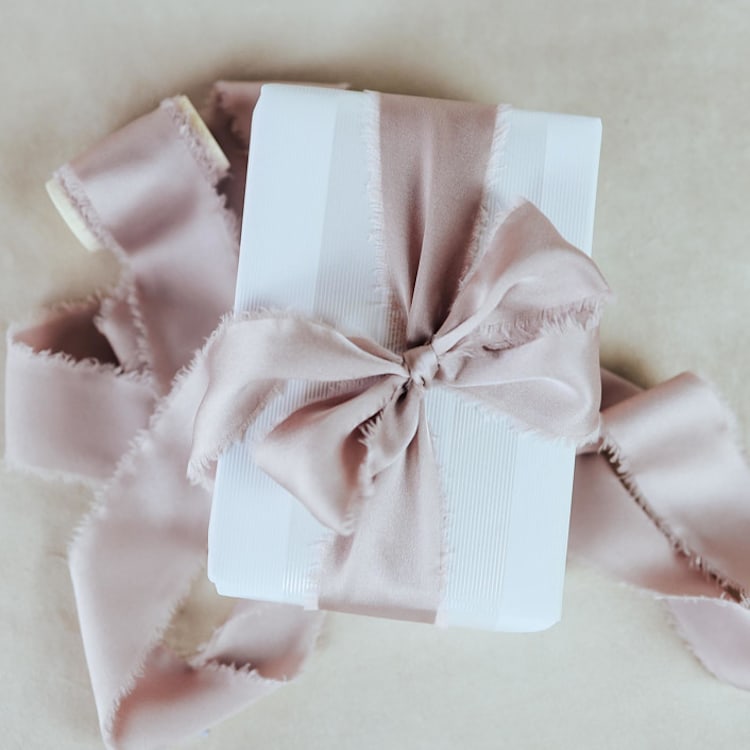 "Wedding Ribbon Sateen 1.5" Wide Rose" - Ribbons in pink by Ribbon and Rings