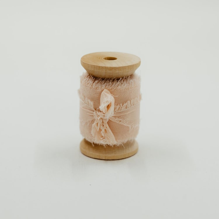 "Silk Wedding Ribbon Blush 1" Wide" - Ribbons in pink by Ribbon and Rings