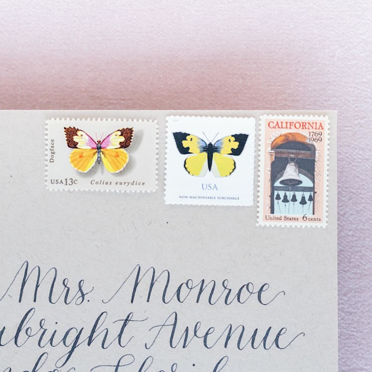 "California Postage Collection" - Postage Stamps in multicolorassorted-colors by Little Postage House