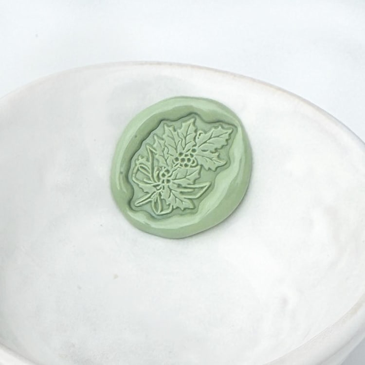 "Holly Berries Wax Seal, Pack of 10, Customizable Color" - Wax Seals in multicolorassorted-colors by Abby Choi