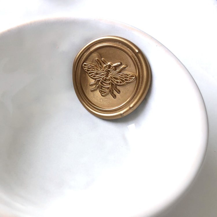 "Bee Wax Seals, Pack of 10, Customizable Color" - Wax Seals in multicolorassorted-colors by Abby Choi