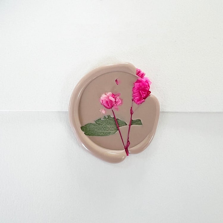 "Pink Baby's Breath Wax Seal in Pink | Pack of 10" - Wax Seals in pink by Caitlin Home