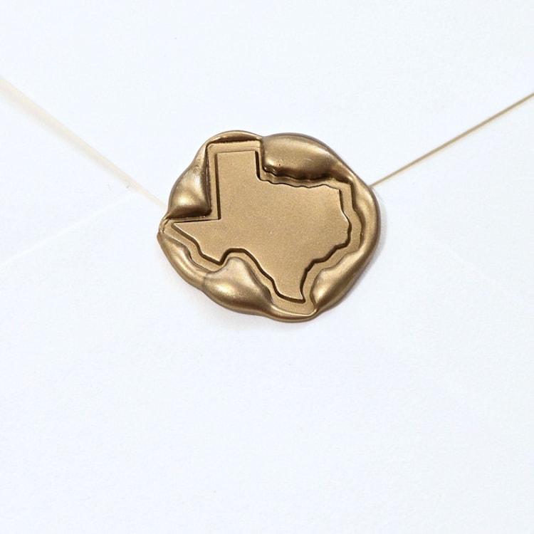 "Texas- Customizable Color- Hand-Crafted Wax Seals- Set of 25" - Wax Seals in multicolor by Inkspiringletters