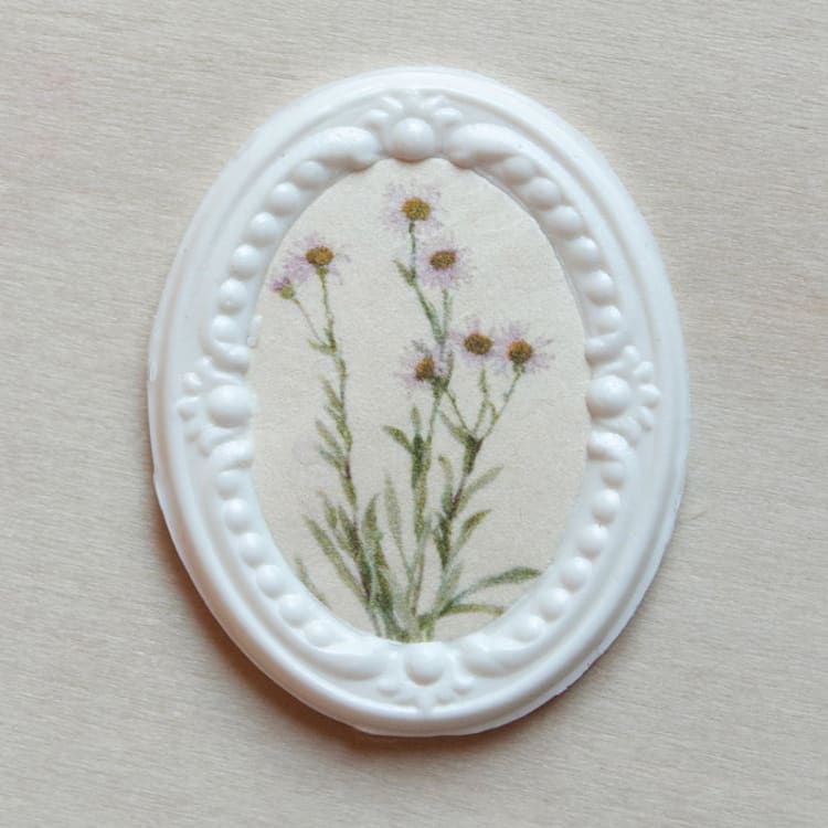 "Fine Art Wax Seals // Pink Daisy (Set of 10)" - Wax Seals in multicolorassorted-colors by Clover and Lamb