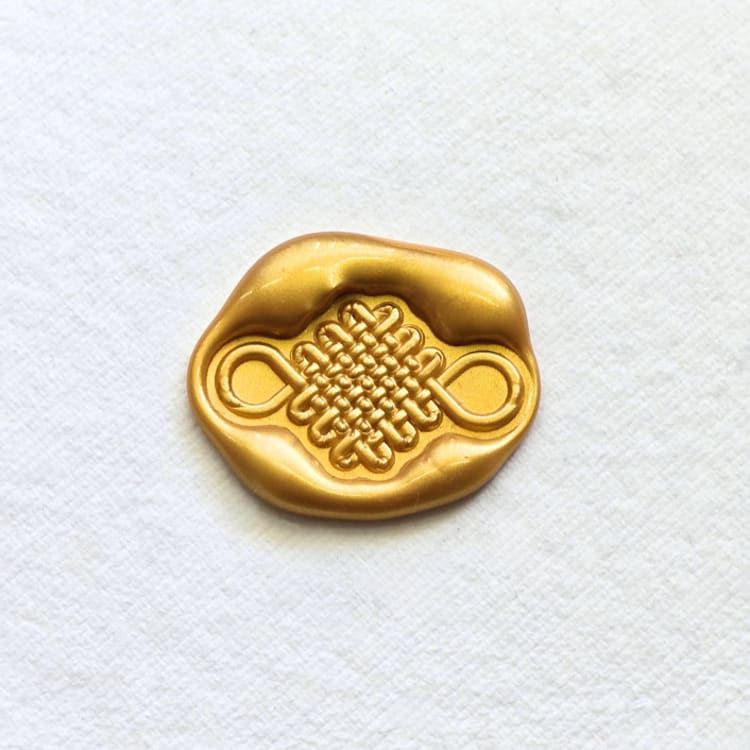 "Lucky Knot -Hand-crafted Wax Seals - Customizable Color- Set of 25" - Wax Seals in multicolor by Inkspiringletters