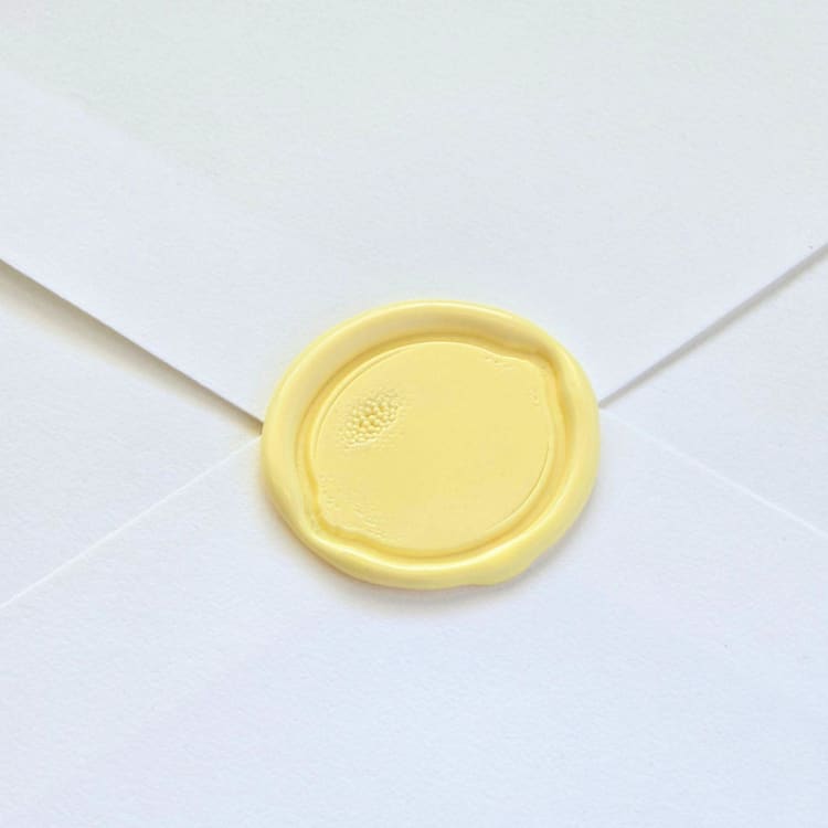 "Limoncello- Customizable Color- Hand-Crafted Wax Seals- Set of 25" - Wax Seals in multicolor by Inkspiringletters