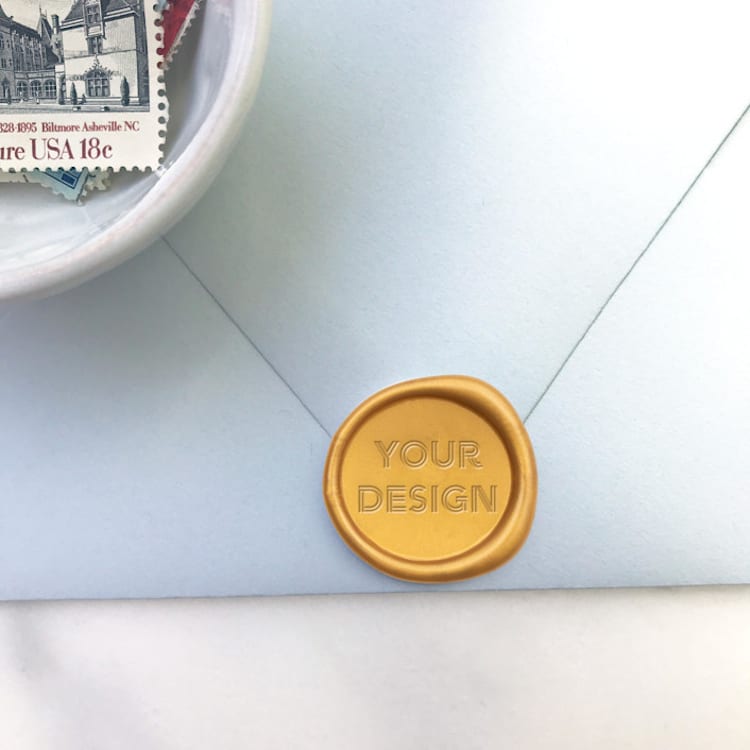 "Your Design Wax Seals, Pack of 50, Customizable" - Wax Seals in multicolorassorted-colors by Abby Choi