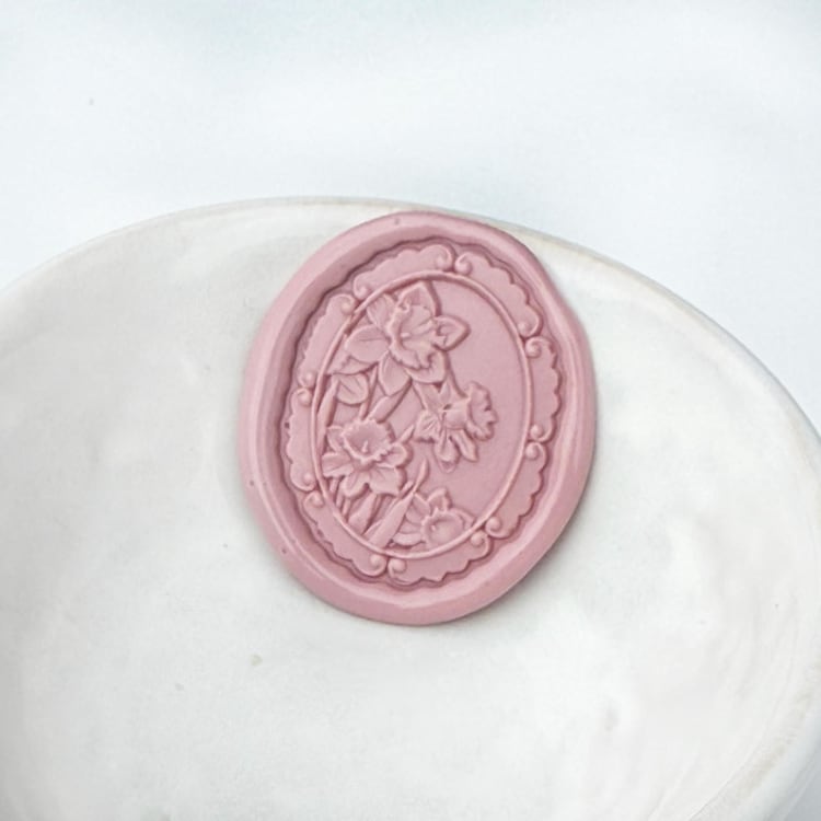 "Iris Flowers Wax Seal, Pack of 10, Customizable Color" - Wax Seals in multicolorassorted-colors by Abby Choi