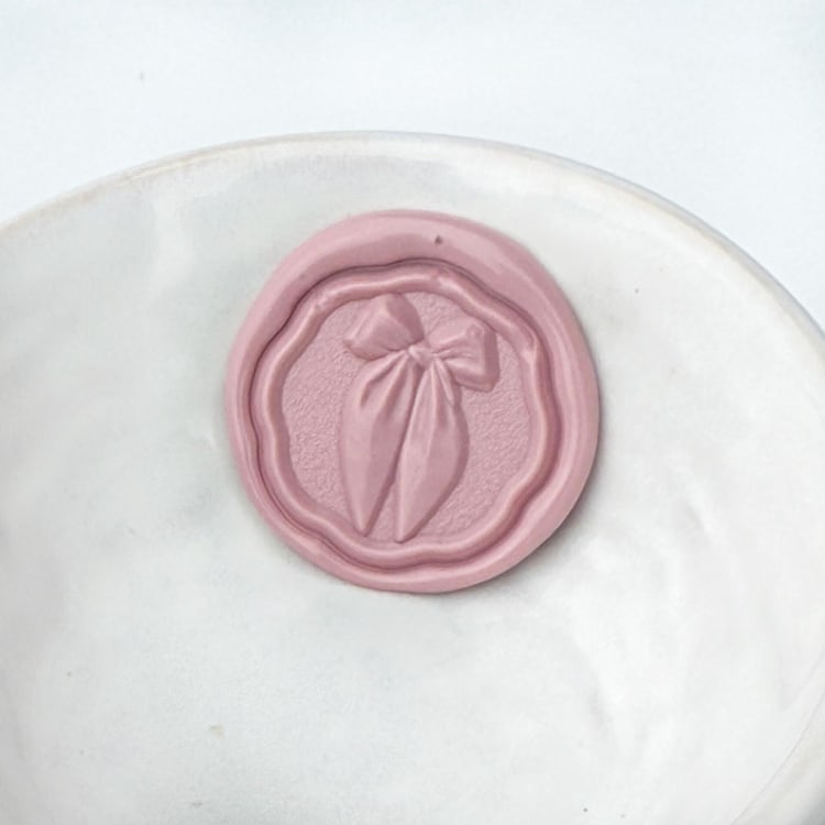 "Fancy Bow Wax Seal, Pack of 10, Customizable Color" - Wax Seals in multicolorassorted-colors by Abby Choi