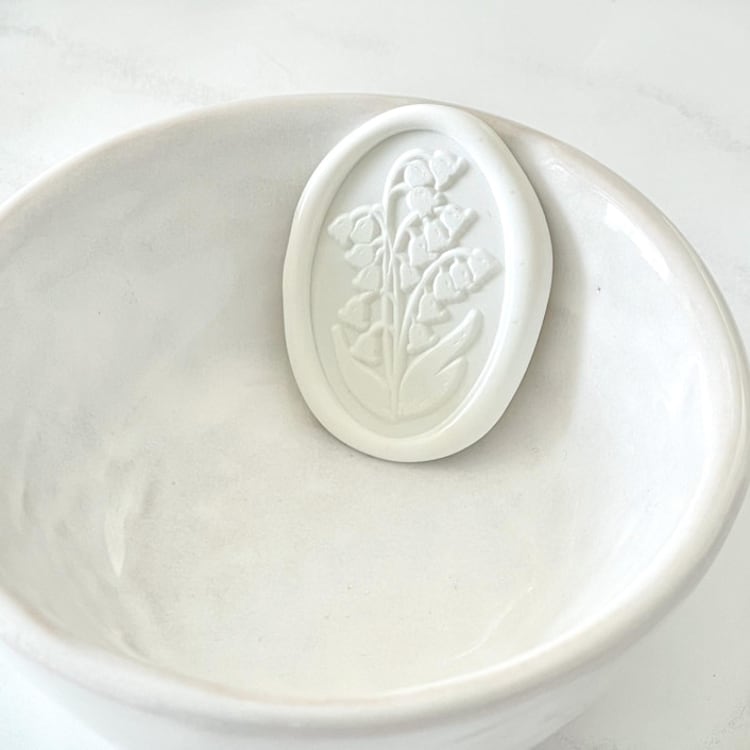 "Lily of the Valley Wax Seal Pack of 10, Customizable Color" - Wax Seals in multicolorassorted-colors by Abby Choi