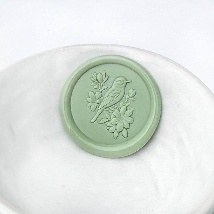 "Bird Wax Seal, Pack of 10, Customizable Color" - Wax Seals in multicolorassorted-colors by Abby Choi