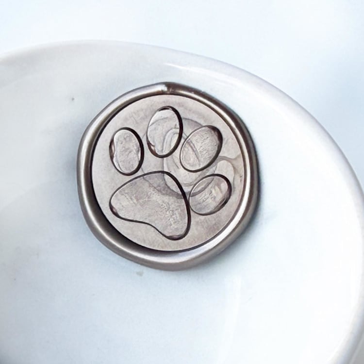 "Paw Print Wax Seal, Pack of 10, Customizable Color" - Wax Seals in multicolorassorted-colors by Abby Choi